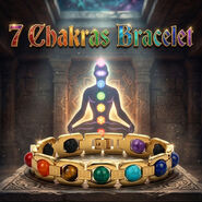 7 Chakras Bracelet (7CB1)